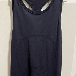 Navy mesh tank top from lululemon